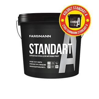 Farbmann STANDART А - краска на акрилатной основе для наружных работ