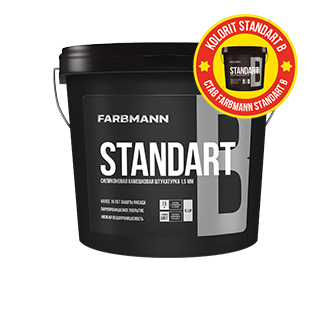 Farbmann Standart B - декоративная силиконовая структурная штукатурка «барашек».